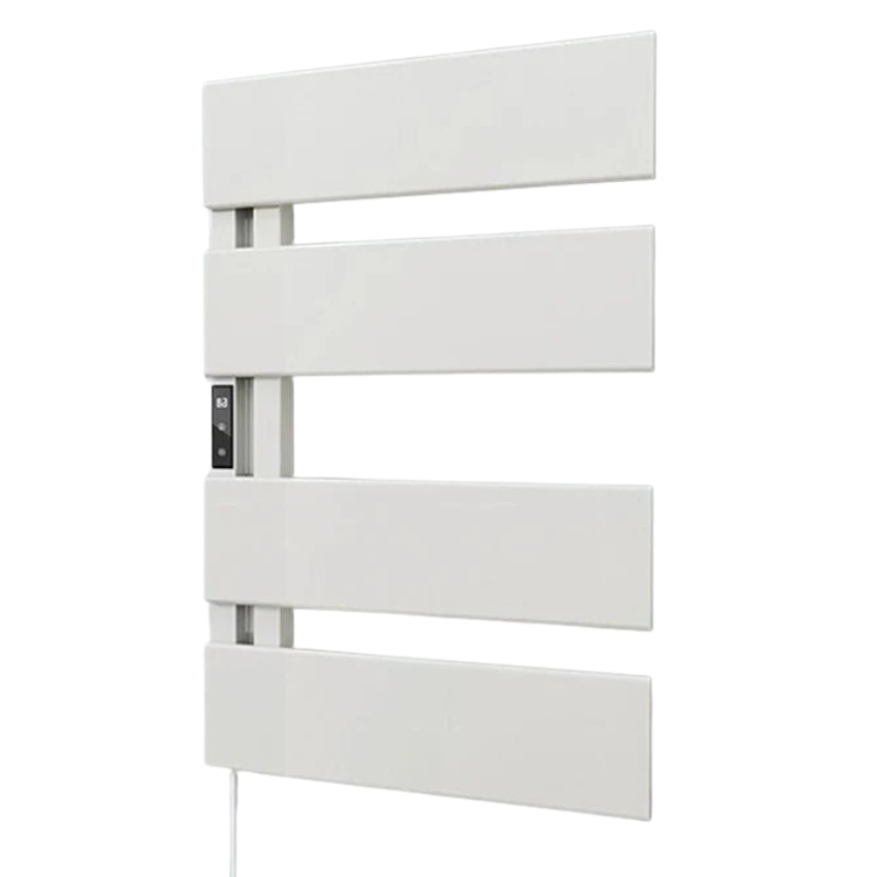 Electric Towel Warmer Wall-Mounted Towel Heater with Built-in Timer, Waterproof Aluminum Towel Warmer for Bathroom-Index Bath