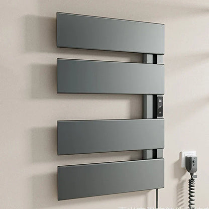 Electric Towel Warmer Wall-Mounted Towel Heater with Built-in Timer, Waterproof Aluminum Towel Warmer for Bathroom-Index Bath